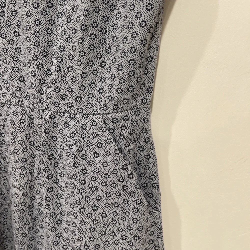 BODEN‎ Blue Micro-Print Knit Dress  Twee Preppy Cottagecore Aesthetic Sz 2